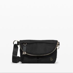 Black Lululemon All Night Festival Micro bag